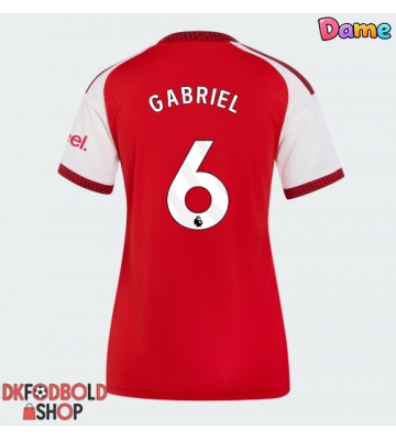 Arsenal Gabriel Magalhaes #6 Hjemmebanetrøje Dame 2026-27 Kort ærmer Arsenal Gabriel Magalhaes #6 Hjemmebanetrøje Dame 2026-27 Kort ærmer